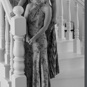 Revelry Sage Bouquet Athena Dress